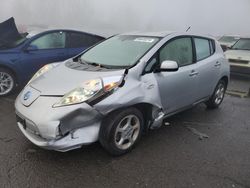 Salvage cars for sale from Copart Portland, OR: 2012 Nissan Leaf SV