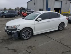 Salvage cars for sale at Vallejo, CA auction: 2015 Honda Accord Sport