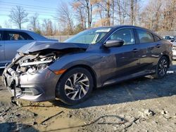 Honda salvage cars for sale: 2017 Honda Civic EX