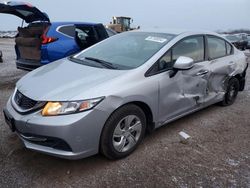 Vehiculos salvage en venta de Copart Elgin, IL: 2013 Honda Civic LX