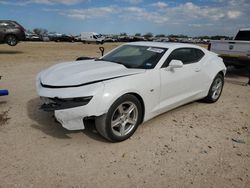 Salvage cars for sale at San Antonio, TX auction: 2022 Chevrolet Camaro LS