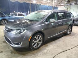 Salvage cars for sale at Woodhaven, MI auction: 2019 Chrysler Pacifica Limited