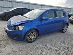 Chevrolet Sonic salvage cars for sale: 2016 Chevrolet Sonic LT