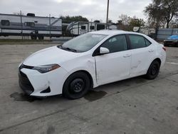 Vehiculos salvage en venta de Copart Sacramento, CA: 2017 Toyota Corolla L