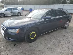 Salvage cars for sale at Knightdale, NC auction: 2013 Audi A8 L Quattro