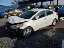 Salvage cars for sale at Riverview, FL auction: 2016 KIA Forte LX