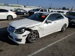 Salvage cars for sale from Copart Van Nuys, CA: 2013 Mercedes-Benz C 250