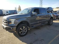 Vehiculos salvage en venta de Copart Hayward, CA: 2016 Ford F150 Supercrew