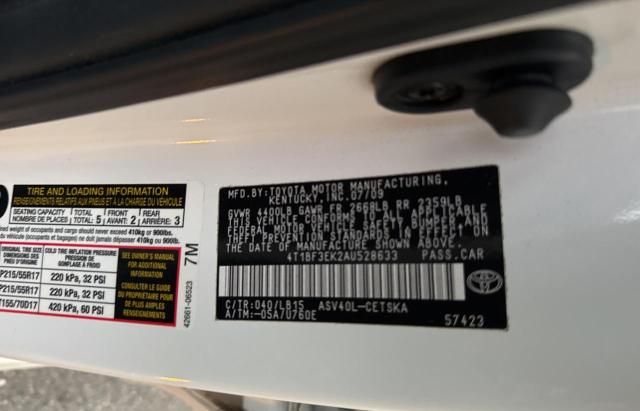 2010 Toyota Camry Base