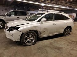 Salvage cars for sale at Wheeling, IL auction: 2015 Lexus RX 350