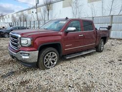 Salvage cars for sale at Franklin, WI auction: 2017 GMC Sierra K1500 SLT