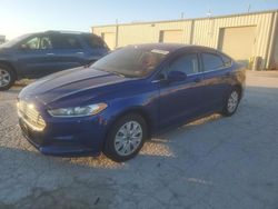 Salvage cars for sale at Kansas City, KS auction: 2014 Ford Fusion S