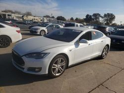 Salvage cars for sale at Sacramento, CA auction: 2014 Tesla Model S