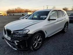 Salvage cars for sale at Hillsborough, NJ auction: 2022 BMW X3 XDRIVE30I