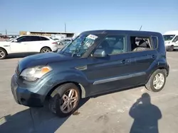 Salvage cars for sale at Grand Prairie, TX auction: 2011 KIA Soul +