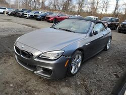 BMW 6 Series salvage cars for sale: 2016 BMW 640 XI