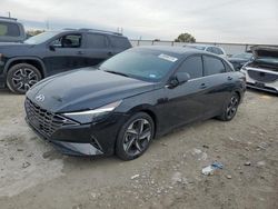 Salvage cars for sale at Haslet, TX auction: 2022 Hyundai Elantra Limited