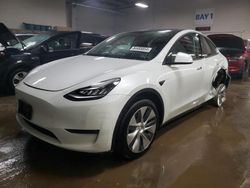 Salvage cars for sale at Elgin, IL auction: 2021 Tesla Model Y