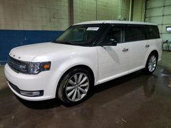 Salvage cars for sale at Woodhaven, MI auction: 2018 Ford Flex SEL