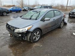 KIA salvage cars for sale: 2018 KIA Forte LX