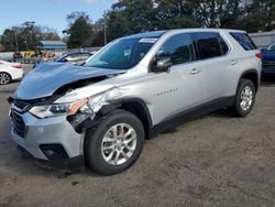 Chevrolet salvage cars for sale: 2021 Chevrolet Traverse LS