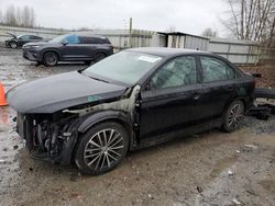 Volkswagen salvage cars for sale: 2016 Volkswagen Jetta Sport