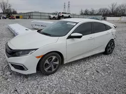 Salvage cars for sale at Barberton, OH auction: 2019 Honda Civic LX