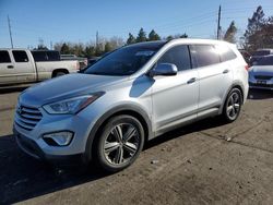 Salvage cars for sale at Denver, CO auction: 2014 Hyundai Santa FE GLS