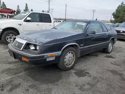 Salvage cars for sale at Rancho Cucamonga, CA auction: 1987 Chrysler Lebaron Premium