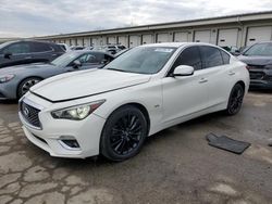 Salvage cars for sale at Louisville, KY auction: 2018 Infiniti Q50 Luxe