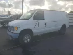 Salvage cars for sale from Copart Miami, FL: 2002 Ford Econoline E250 Van