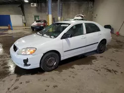 Salvage cars for sale at Chalfont, PA auction: 2008 Toyota Corolla CE