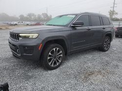 Jeep salvage cars for sale: 2021 Jeep Grand Cherokee L Overland