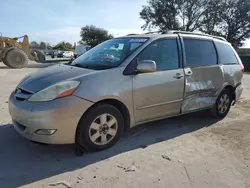 Salvage cars for sale at Orlando, FL auction: 2006 Toyota Sienna XLE