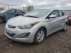 Salvage cars for sale at Houston, TX auction: 2015 Hyundai Elantra SE