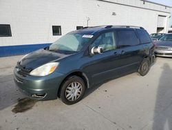 Toyota Sienna ce salvage cars for sale: 2005 Toyota Sienna CE