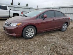 2012 Honda Civic LX en venta en Mercedes, TX