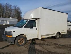 Salvage trucks for sale at East Granby, CT auction: 2020 GMC Savana Cutaway G3500