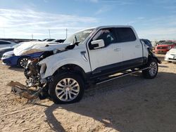 Salvage cars for sale from Copart Andrews, TX: 2024 Ford F150 King Ranch