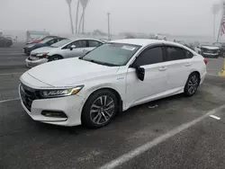 Salvage cars for sale at Van Nuys, CA auction: 2019 Honda Accord Hybrid