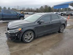 Salvage cars for sale at Florence, MS auction: 2019 Ford Fusion SEL