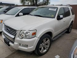 Ford Explorer Limited salvage cars for sale: 2010 Ford Explorer Limited