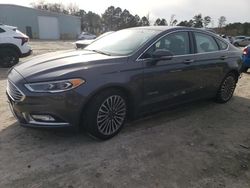 Salvage cars for sale from Copart Hampton, VA: 2017 Ford Fusion Titanium HEV