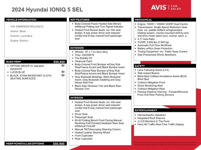 2024 Hyundai Ioniq 5 SEL