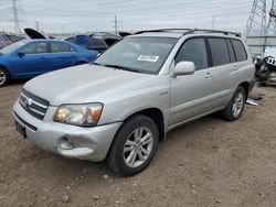 Toyota Highlander salvage cars for sale: 2006 Toyota Highlander Hybrid