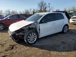 Salvage cars for sale at Baltimore, MD auction: 2013 Volkswagen Golf