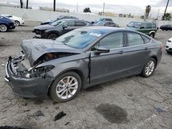 Salvage cars for sale from Copart Van Nuys, CA: 2020 Ford Fusion SE