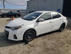 Salvage cars for sale at Jacksonville, FL auction: 2016 Toyota Corolla L