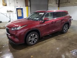 Toyota Highlander salvage cars for sale: 2020 Toyota Highlander Hybrid XLE