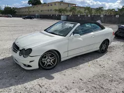 Salvage cars for sale at Opa Locka, FL auction: 2008 Mercedes-Benz CLK 550